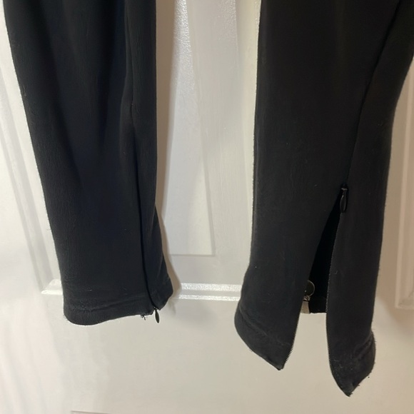 PAM & GELA Side Stripe Distressed Drawstring Elastic Stretch Track Pant Leggings - Picture 7 of 14